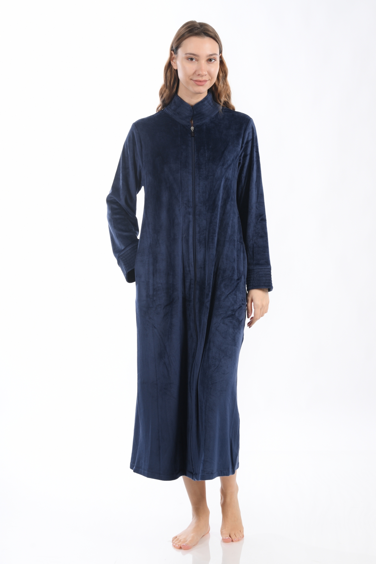 Carole Hochman - Carole Hochman Velveteen Zipper Robe | Diamony | Luxury  Swimwear, Lingerie u0026 Sleepwear